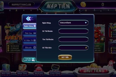 Hướng dẫn cách rút tiền game 789 Club về ngân hàng, thẻ cào